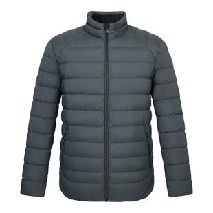 【白鸭绒】德鲨轻薄款排骨羽绒服男青年时尚立领保暖外套