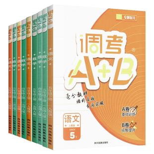 调考a加b数学北师大版四五六年级上册下册语文人教版成都小学调研考试真题卷小升初专题复习A卷基础训练B卷拓展提升调考a+b