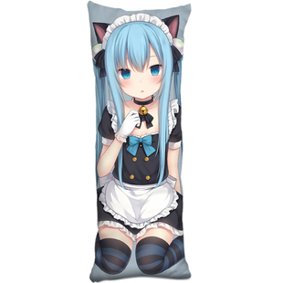 貓羽雫等身抱枕nachoneko谷子靠枕套 甘城猫猫娘周边二次元睡枕头