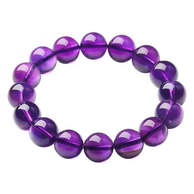 天然紫水晶手串亲宝水晶