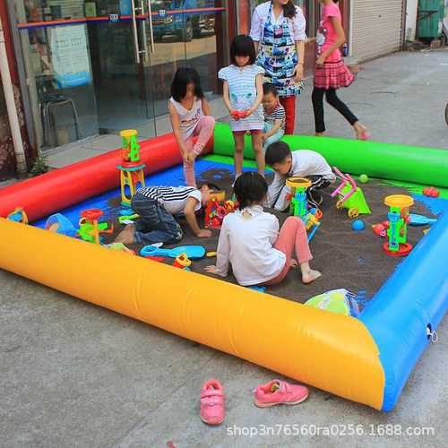 户外加厚充气水池游泳池抓鱼池沙滩池支架水上乐园充气式亲子互动