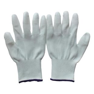 浸胶手套静电尼龙pu涂指劳保防滑浸塑电子厂无尘作业工作男女涂掌