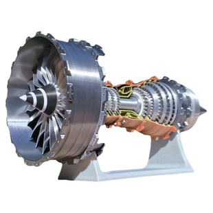 涡扇涡喷发动机拼装模型迷你微型涡轮飞机引擎3D打印立体拼图玩具