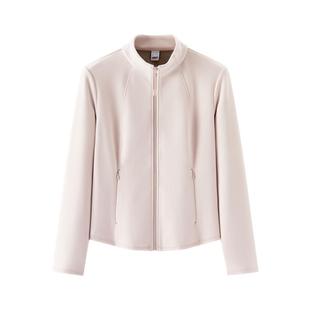 商场同款|森马外套女冬季修身分割立领加绒内搭2025新款时尚夹克