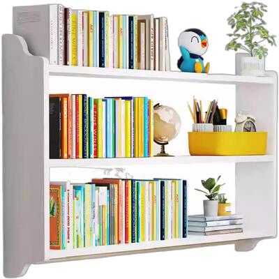 实木壁挂书架收纳架置物架