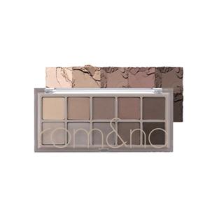 全哑光水泥盘升级版秋冬眼影盘 10色新04 橄榄皮冷灰棕调深邃烟熏