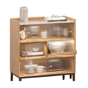 亚克力柜门定制遮丑板自装简易书柜子门磁吸防尘免打孔透明遮挡板