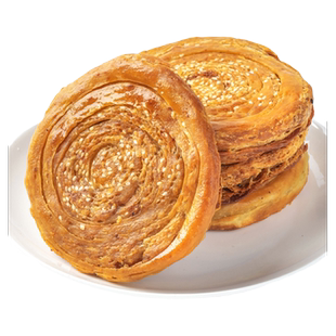 成都军屯锅盔四川特产锅魁饼半成品馅饼早餐小吃传统烧饼即食商用