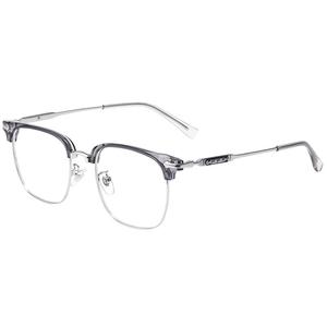 半框男款潮网上可配度数近视眼镜框