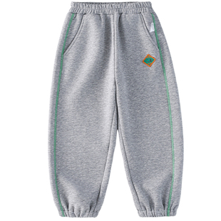 【不易起球】棉花堂男童秋冬加绒休闲裤儿童中大童春秋运动裤长裤