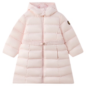 tartineetchocolat法国巧克力童装冬季女童鹅绒连帽羽绒服
