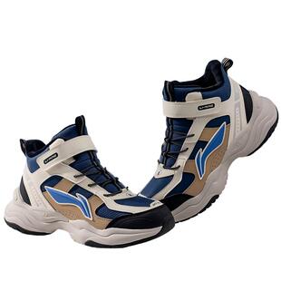 李宁男大童儿童加绒保暖棉鞋休闲鞋2026春季新款女孩青少年运动鞋