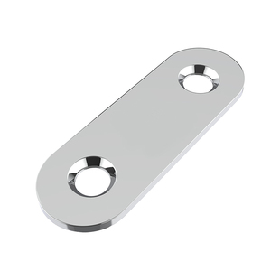 不锈钢直片角码角铁木板桌椅连接件连接片组合配件带孔固定器7662