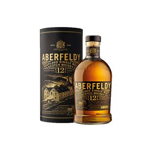 原装进口洋酒Aberfeldy艾柏迪12年单一麦芽威士忌700ml
