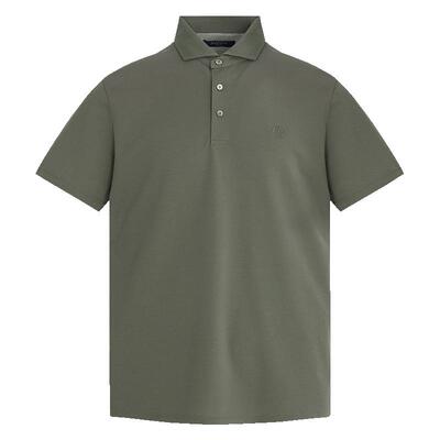 SCOFIELD短袖休闲纯色POLO衫