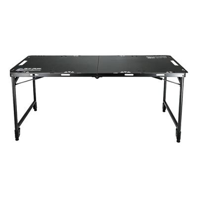 露营野餐便携加厚液压调节折叠桌