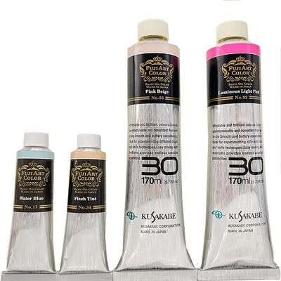 日下富士油画颜料铅白钛白荧光色