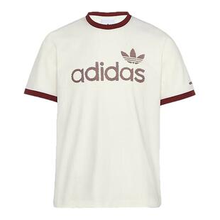 【王鹤棣同款】adidas阿迪达斯三叶草半截袖春夏男短袖T恤KY8452