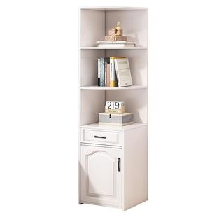 转角柜卧室三角置物架墙角落书架客厅拐角书柜储物柜子扇形收纳架