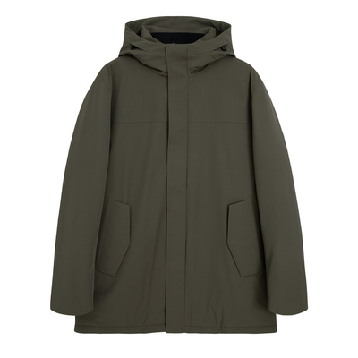 防寒风保暖白鹅绒连帽羽绒服外套