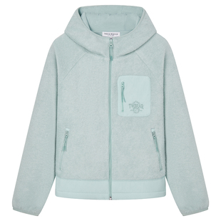 TeenieWeenie小熊女装秋冬季宽松舒适休闲活力连帽卫衣开衫外套