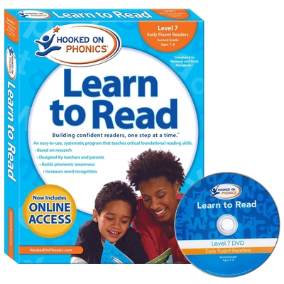正版 儿童英语自然拼读迷上语音系列第七级 英文原版教材 Hooked on Phonics Learn to Read Level 7儿童语音学习阅读进口书英文版