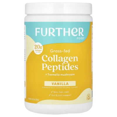 Further Food,Grass-Fed Collagen Peptides + Tremella Mushroom