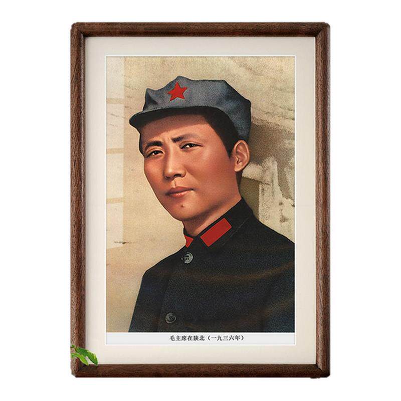 毛泽东头像玄关挂画办公室摆件