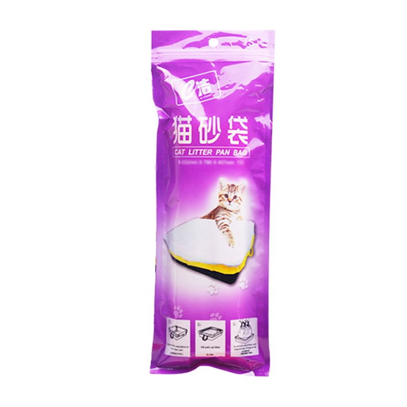 e洁猫砂袋免洗不脏盆防抓加厚懒拾便袋/拾便器
