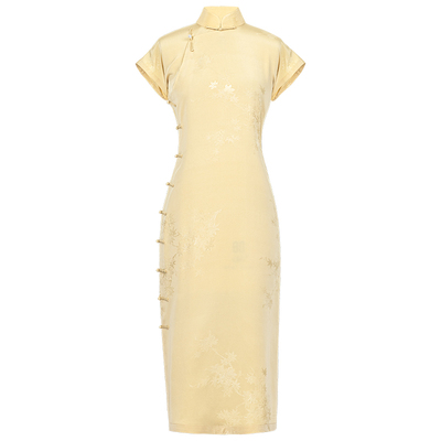 月伴曦微丨一城风絮丨全真丝旗袍