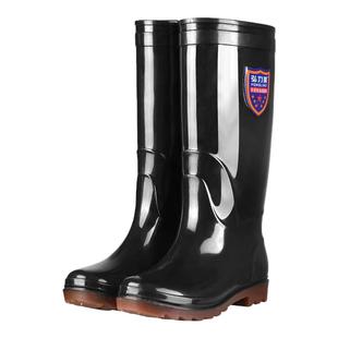 水鞋硅胶男防水防滑防臭雨鞋耐磨牛筋底雨鞋男士保暖耐酸碱高筒加