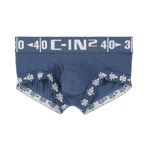 C-IN2网面透气低腰U凸性感平角裤