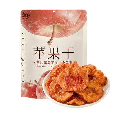 野性因子aaaaapple苹果干烟台红富士小零食休闲果脯原味0添加剂