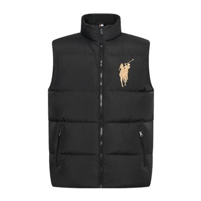 POLOWALK羽绒马甲秋冬立领纯色