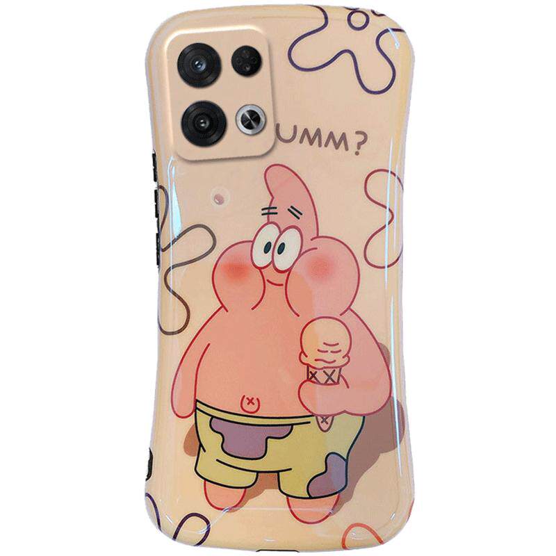 蓝光小蛮腰适用于opporeno9手机壳新款reno10镜头全包防摔reno9pro+保护套网红软硅胶卡通可爱男女情侣高