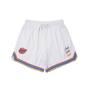 SLAMBLE夏季美式短裤双层网眼拉链五分裤专业篮球男子速干透气