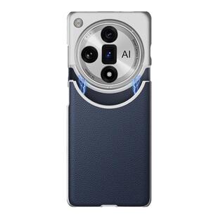 适用oppofindx7手机壳findx6pro套新款findx7ultra全包防摔硬素皮x7u高级感x6男女简约时尚硬小众商务por拼接