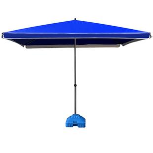 太阳伞大型户外摆摊四方伞折叠双层广告商用大号沙滩庭院伞遮阳伞