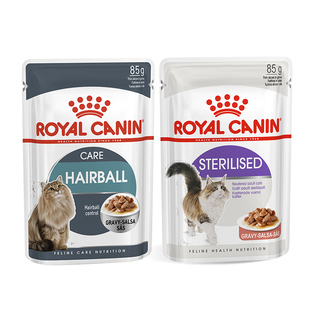 皇家猫粮 成猫湿粮绝育呵护/去毛球 85g主食级猫咪营养湿粮餐包