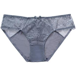 黑色内裤女蕾丝低腰性感镂空纯棉裤纯欲少女白色女士三角2025新款