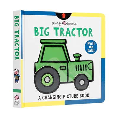 英文原版 A Changing Picture Book Big Tractor 大拖拉机 0-3岁低幼儿童学龄前早教英语启蒙阅读绘本 英文版 进口英语原版书籍