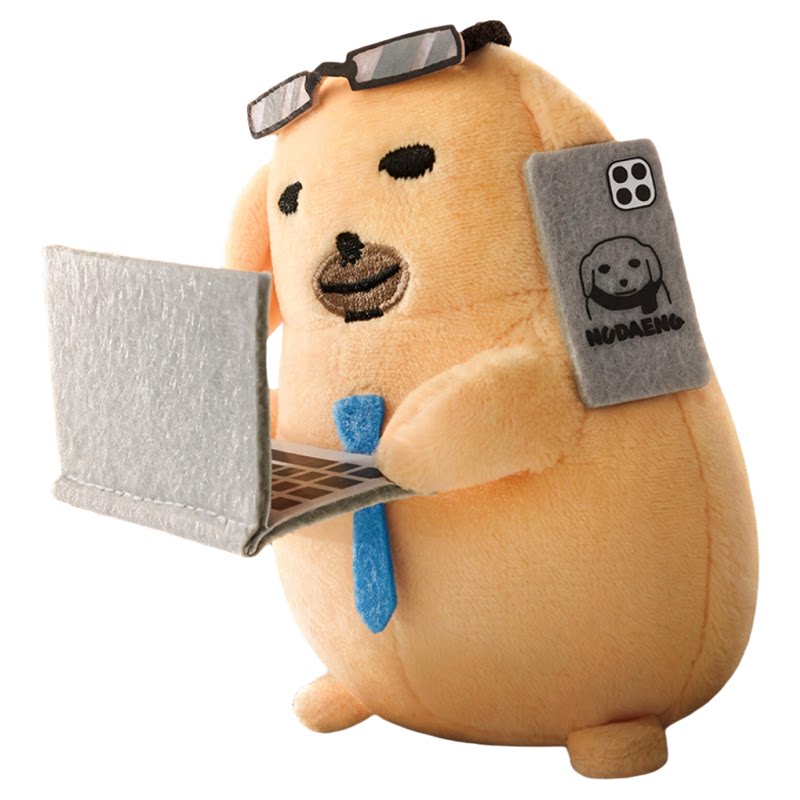 蘸酱狗一周狗伴系列盲盒毛绒挂件