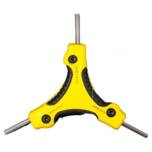 三叉内六角扳手自行车修理随车工具Y型六边螺丝刀六方板手工具