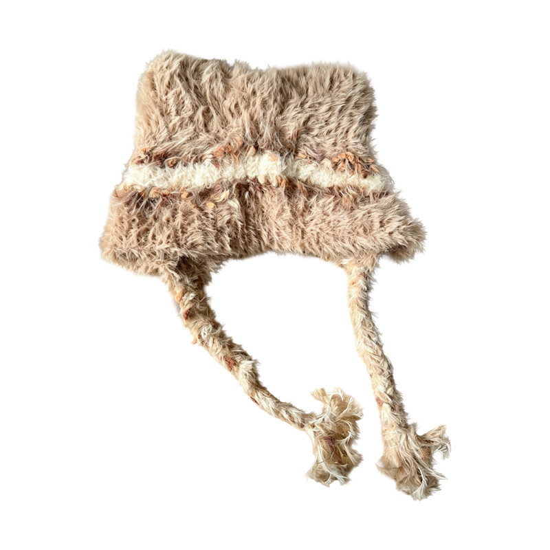 秋冬保暖甜美可爱耳朵针织护耳帽
