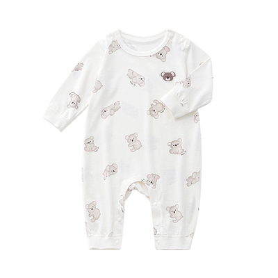 娃丽比婴儿连体衣莫代尔夏季抗菌