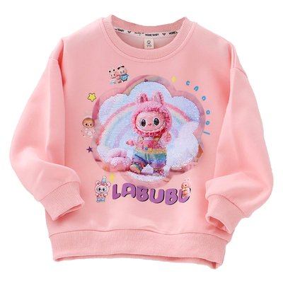 变色亮片拉布布休闲卫衣