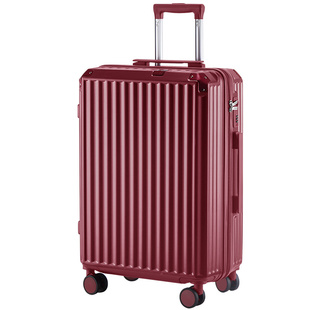 红色行李箱结婚陪嫁拉杆旅行箱新娘婚礼用密码皮箱女方嫁妆箱一对