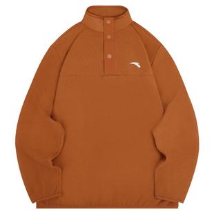 安踏儿童抓绒衣男童冬季新款摇粒绒卫衣保暖中大童男孩内胆上衣潮