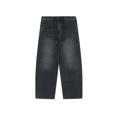 VETEMENTS男女新款裤子石磨水洗工艺柔软牛仔提花长裤34766003