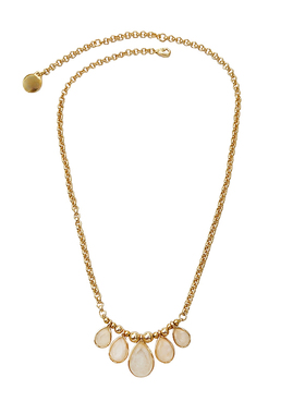 GOOSSENS复古水滴水晶吊坠项链